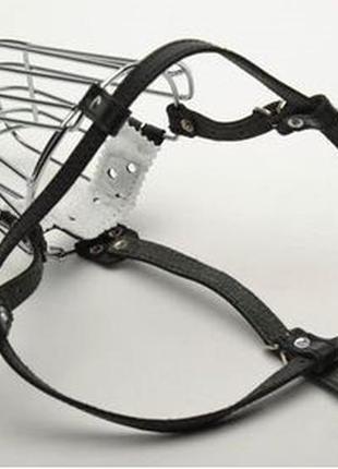 Намордник металевий для овчарки2 фото
