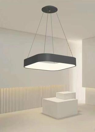 Люстра світлодіодна підвісна sirius gld-23411 bk 64w