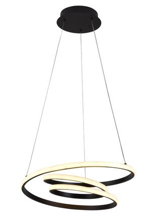 Люстра підвісна світлодіодна sirius lcd3067 bk чорна