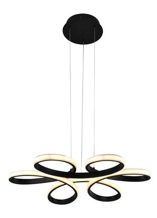 Люстра підвісна світлодіодна sirius lcd3061 bk чорна