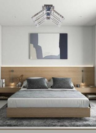 Люстра світлодіодна акрилова sirius 2926-6 240w+48w6 фото