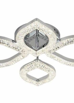 Люстра світлодіодна акрилова sirius 2721/2+2 cr 48w*2