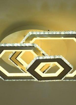 Люстра світлодіодна акрилова sirius ш 55575/3 (182w)