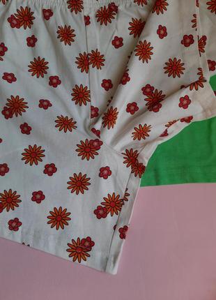 Пижама яркая с фруктовым и цветочным принтом primark 12-13 лет/158 см8 фото
