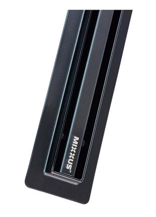 Душевой трап с нерж. стали sus304 mixxus drain-05-50-slim black (30x500мм) (черный) (mi6168)
