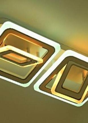 Люстра світлодіодна акрилова sirius ш 55569/2+2 (100w)