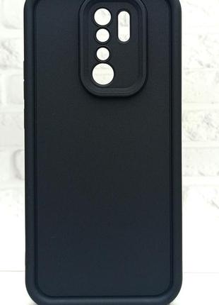 Чохол shock case для xiaomi note 9 бампер силіконовий чорний