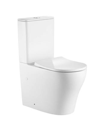 Унитаз напольный qtap virgo ultra quiet безободковый с сиденьем soft-close white qt18226092aw