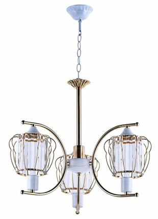 Люстра стельова sirius ю 8874а/3 на 3 плафони