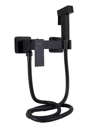 Набор для гигиенического душа lidz kubis 110 black ldkub110bla46104 прямоугольный