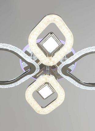 Люстра світлодіодна акрилова sirius b yh890/2+2 ch
