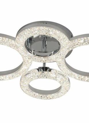 Люстра світлодіодна акрилова sirius 2723/2+2 cr 42w*2