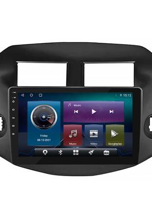 Штатная магнитола lesko для toyota rav4 iii (xa30) 2005-2010 экран 10" 4/32gb 4g wi-fi gps top