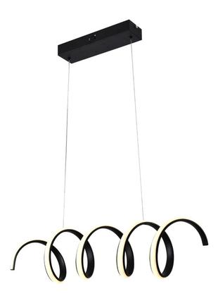 Люстра підвісна світлодіодна sirius lcd3055 bk чорна