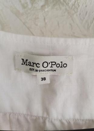 Роскошное белое льняное платье на запах от marc o'polo7 фото