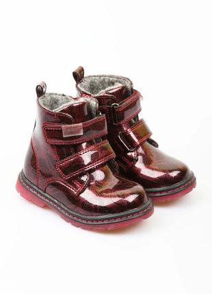 Черевики для дівчинки flamingo 27 бордовий (pk-82b-fly-0897-burgundy)