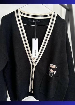 Жіночий кардиган karl lagerfeld модні жіночі кардигани жіночий кардиган жіночі стильні кардигани karl