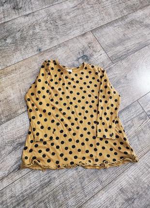 Кофта, туника хлопковая, h&m, р. 98, 3 года