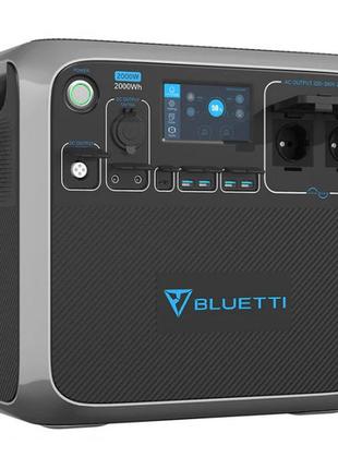 Зарядная станция универсальная bluetti poweroak ac200p 555000mah 2000w (электростанция для дома, ups, ибп) eu