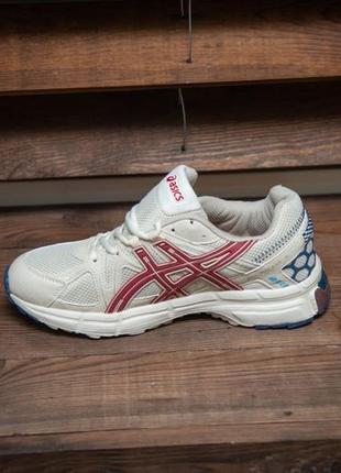 Чоловічі кросівки asics gel-kahana 8 white & red5 фото