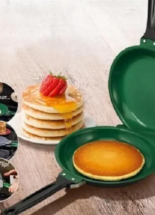 Двухсторонняя сковорода для приготовления блинов и панкейков pancake maker