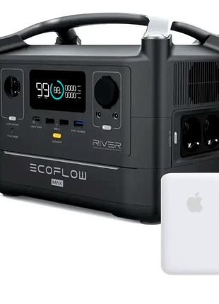 Портативная зарядная станция для дома ecoflow river max сток с повербанком 10.000ma