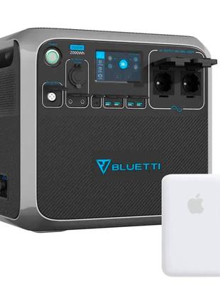 Зарядная станция универсальная bluetti ac200p 2000w (электростанция, ups, ибп) + повербанк 10000 mah