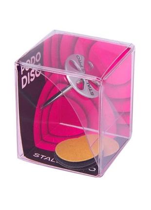 Диск педикюрный staleks pro pododisk м pdset-20 в комплекте с сменным файлом 180 грит 5 шт (20 мм)