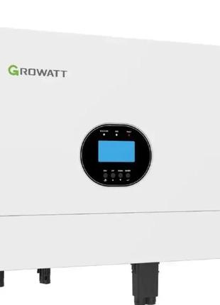 Гибридный инвертор для дома солнечных панелей growatt spf 6000 es plus, 48 ​​в, 6000 вт, 100 а бесперебойник