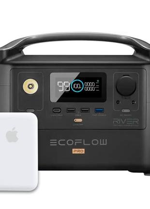 Портативная зарядная станция ecoflow river pro (720 wh), электростанция для дома с повербанком 10.000ma