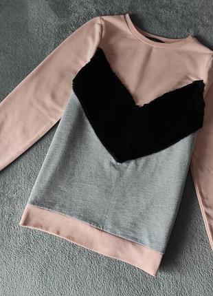 Снижки на все вещи свитшот с вставкой primark