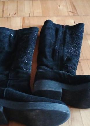 Чоботи чорні зимові