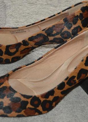 Туфли туфельки натуральные next леопард 41 7