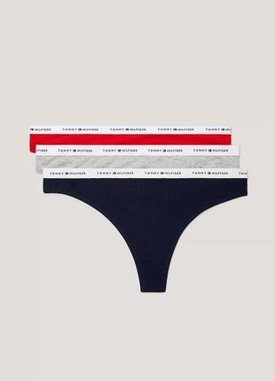 Трусики тонг набор tommy hilfiger