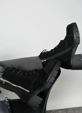 Черевички натуральна замша