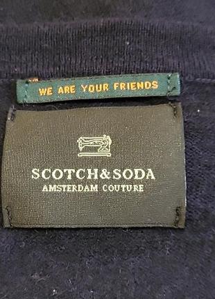 Шерстяной кардиган кофта унисекс sotch&soda