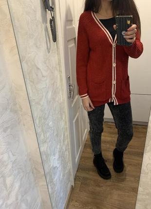 Подовжений кардиган zara