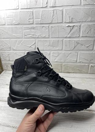 Крутые ботинки haix dakota mid black gore-tex