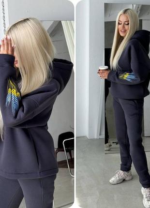 🌼костюм з подвійним капюшоном