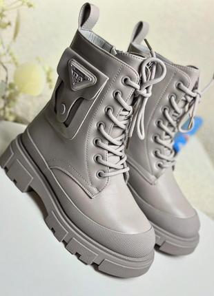 Зимние теплые сапожки сапожки для девочки внутри утепления пути какие-то супер цвет серый