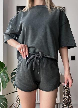 Костюм zara &lt;unk&gt; футболка и шорты &lt;unk&gt; набор зара