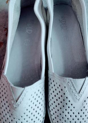 Шикарні шкіряні жіночі літні мокасини.