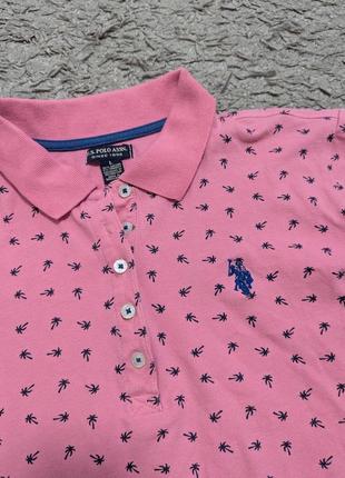 Поло женское uspa, size l, состояние отличный, плечи 40 подмышки 51 длина 59