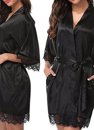 Сексуальный атласный халат. 😍🤩✔✔✔