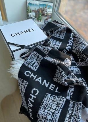 Шарф палантин в стиле chanel