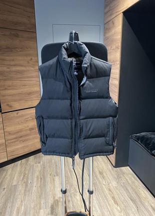 Жилетка Шерстяной удлененный джемпер безрукавка marc o polo 6213.