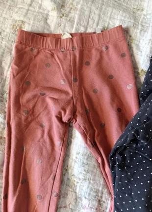 Брюки, лосины, треггинсы 7-8р утепленные h&m