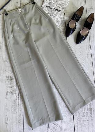 Широкі вкорочені брюки,брюки кюлоти zara pp 24