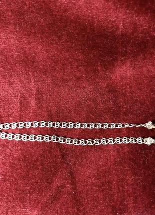 Плетенный серебряный браслет золотой век