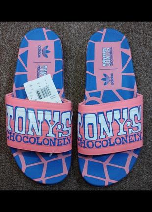 Тапочки adilete tony's chocolonely slides gx7214